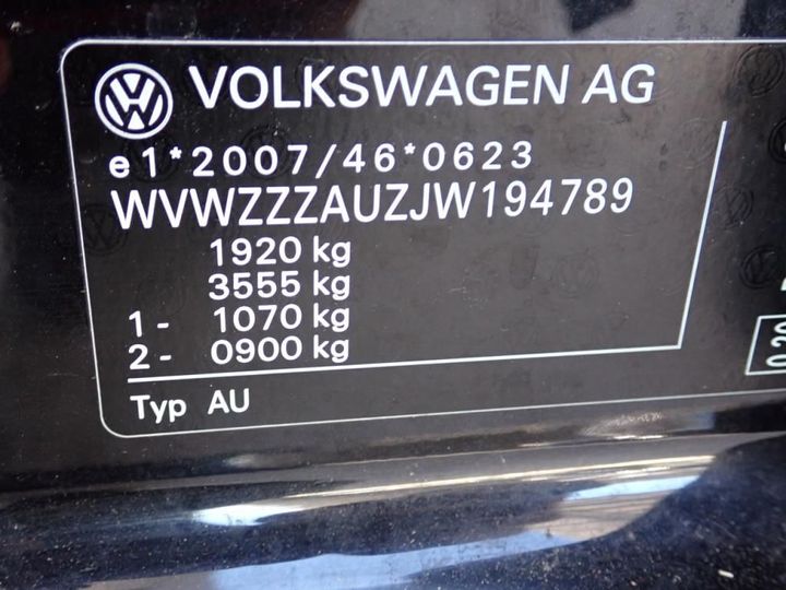 Photo 11 VIN: WVWZZZAUZJW194789 - VOLKSWAGEN GOLF 