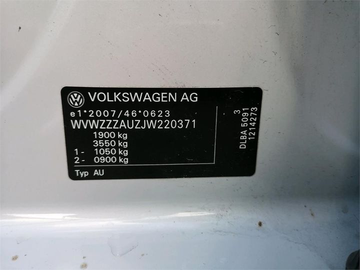 Photo 15 VIN: WVWZZZAUZJW220371 - VOLKSWAGEN GOLF 