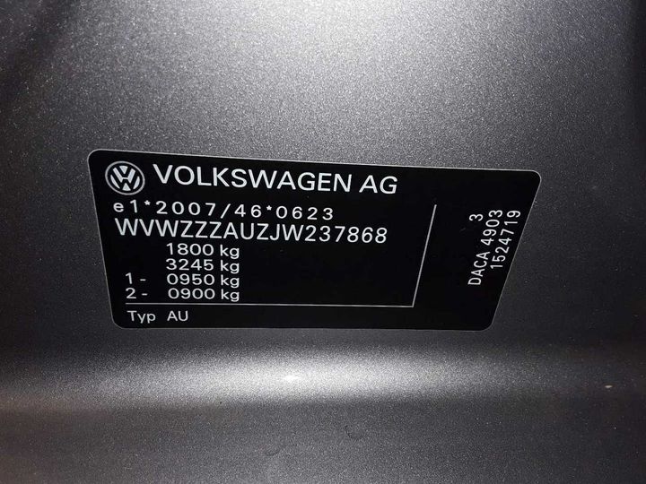 Photo 12 VIN: WVWZZZAUZJW237868 - VOLKSWAGEN GOLF 1.5 TSI 