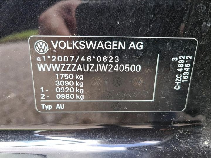 Photo 14 VIN: WVWZZZAUZJW240500 - VOLKSWAGEN GOLF 