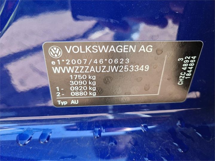 Photo 15 VIN: WVWZZZAUZJW253349 - VOLKSWAGEN GOLF 