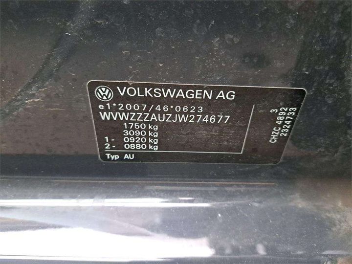 Photo 8 VIN: WVWZZZAUZJW274677 - VOLKSWAGEN GOLF 