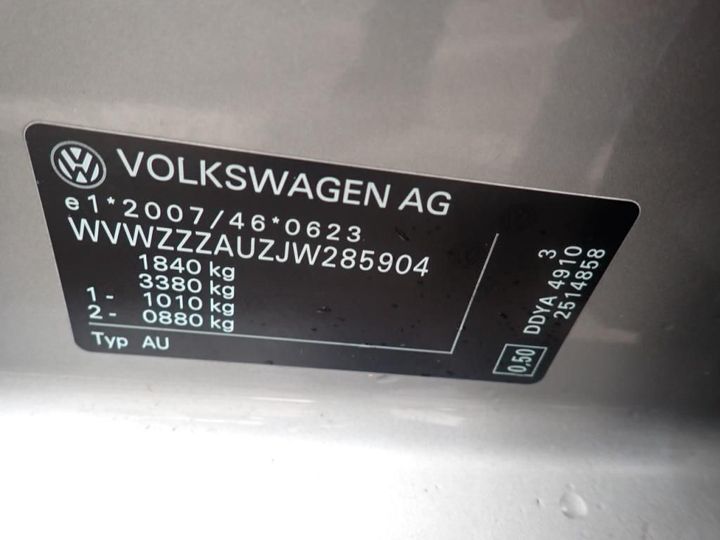 Photo 14 VIN: WVWZZZAUZJW285904 - VOLKSWAGEN GOLF 