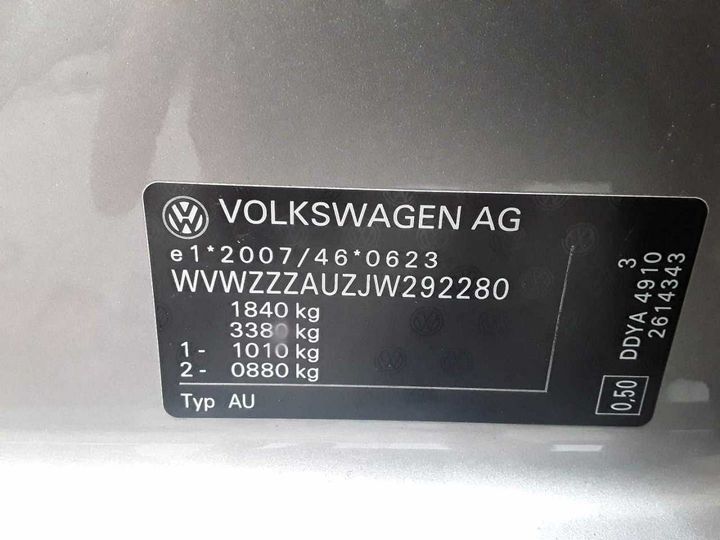 Photo 13 VIN: WVWZZZAUZJW292280 - VOLKSWAGEN GOLF 