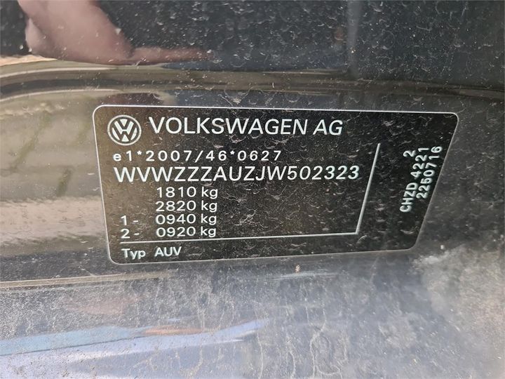 Photo 14 VIN: WVWZZZAUZJW502323 - VOLKSWAGEN GOLF 