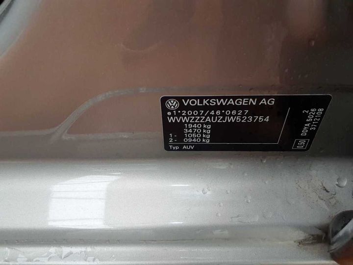 Photo 11 VIN: WVWZZZAUZJW523754 - VOLKSWAGEN GOLF SPORTSVAN 1.6 