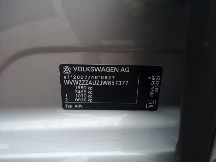 Photo 2 VIN: WVWZZZAUZJW657377 - VOLKSWAGEN GOLF 