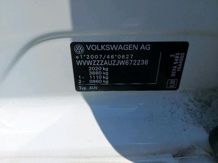 Photo 20 VIN: WVWZZZAUZJW672236 - VOLKSWAGEN GOLF 