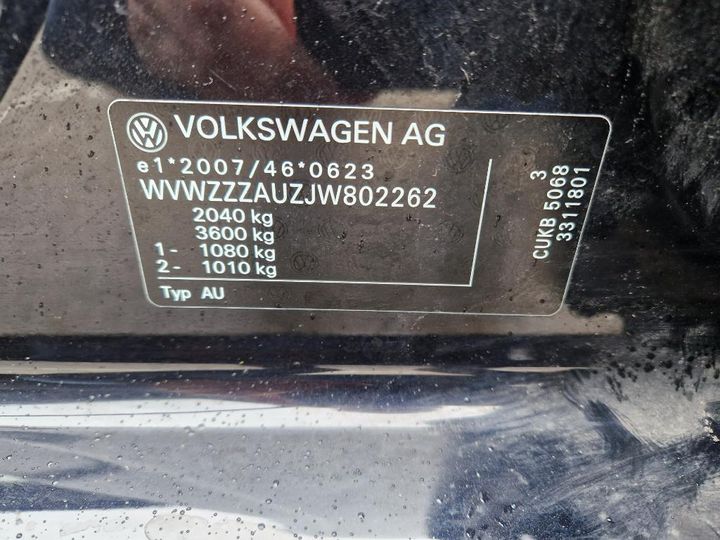 Photo 26 VIN: WVWZZZAUZJW802262 - VOLKSWAGEN GOLF 