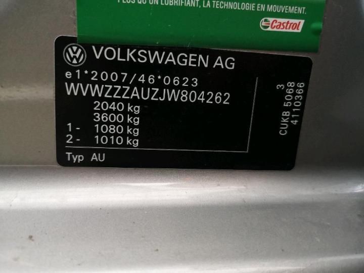 Photo 21 VIN: WVWZZZAUZJW804262 - VOLKSWAGEN GOLF 