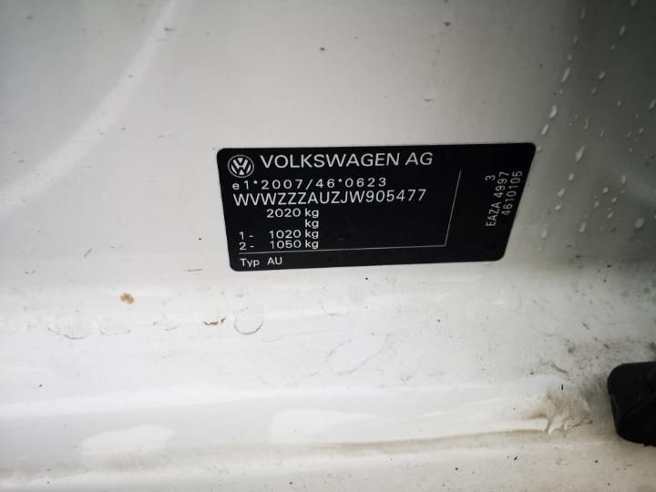 Photo 6 VIN: WVWZZZAUZJW905477 - VOLKSWAGEN GOLF 