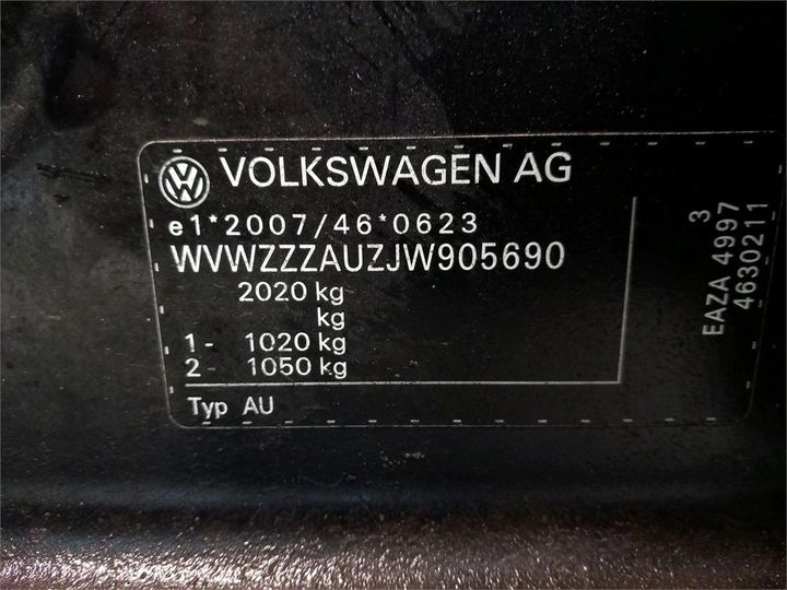 Photo 7 VIN: WVWZZZAUZJW905690 - VOLKSWAGEN GOLF 