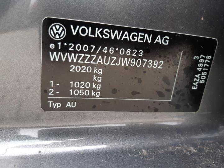 Photo 22 VIN: WVWZZZAUZJW907392 - VOLKSWAGEN GOLF 