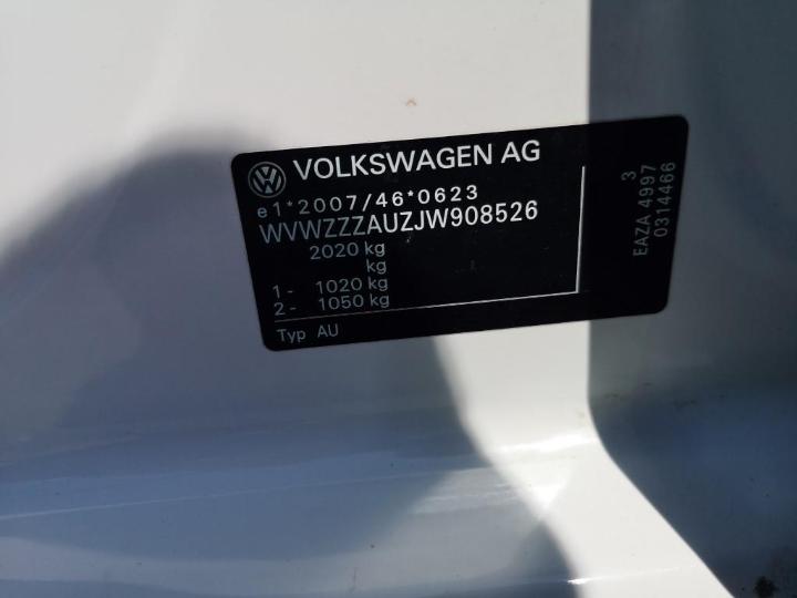 Photo 17 VIN: WVWZZZAUZJW908526 - VOLKSWAGEN GOLF 