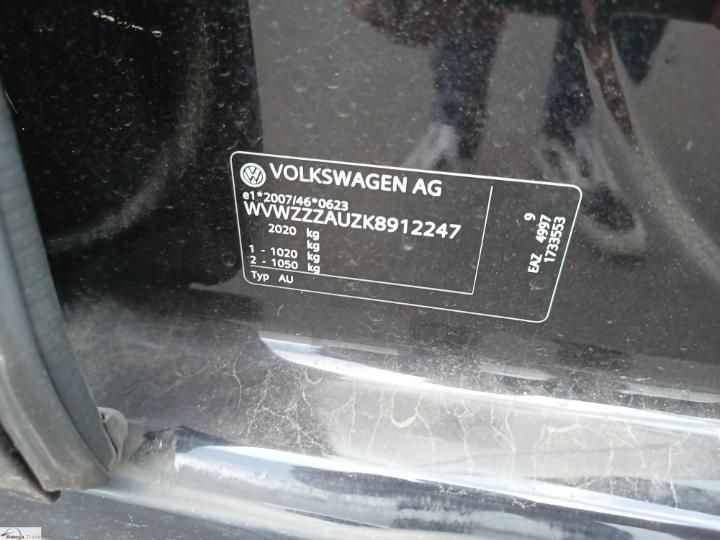 Photo 8 VIN: WVWZZZAUZK8912247 - VOLKSWAGEN GOLF 