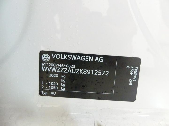 Photo 3 VIN: WVWZZZAUZK8912572 - VOLKSWAGEN GOLF 