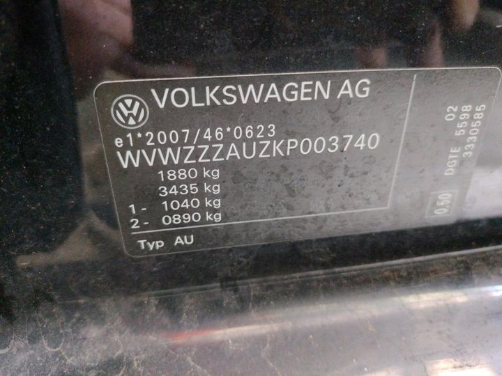 Photo 7 VIN: WVWZZZAUZKP003740 - VOLKSWAGEN GOLF 