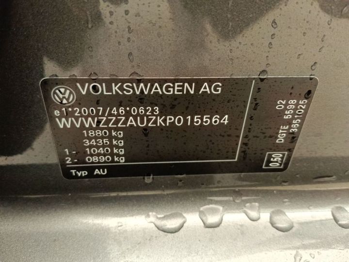 Photo 18 VIN: WVWZZZAUZKP015564 - VOLKSWAGEN GOLF 