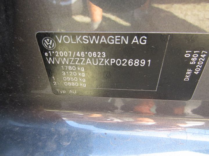 Photo 18 VIN: WVWZZZAUZKP026891 - VOLKSWAGEN GOLF 