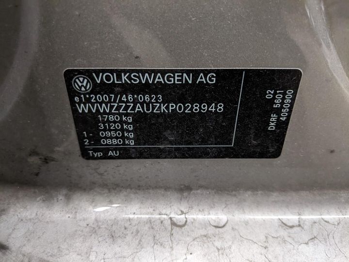 Photo 15 VIN: WVWZZZAUZKP028948 - VOLKSWAGEN GOLF 