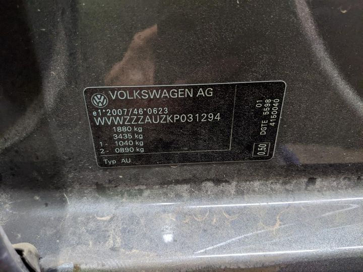 Photo 16 VIN: WVWZZZAUZKP031294 - VOLKSWAGEN GOLF 