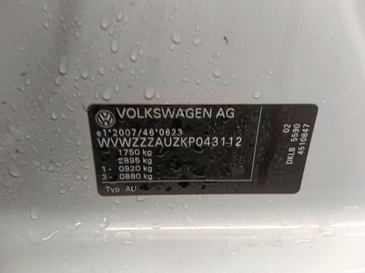 Photo 17 VIN: WVWZZZAUZKP043112 - VOLKSWAGEN GOLF 