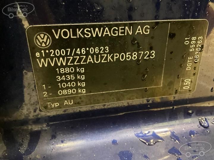 Photo 10 VIN: WVWZZZAUZKP058723 - VOLKSWAGEN GOLF 