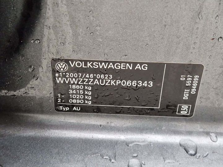 Photo 28 VIN: WVWZZZAUZKP066343 - VW GOLF 