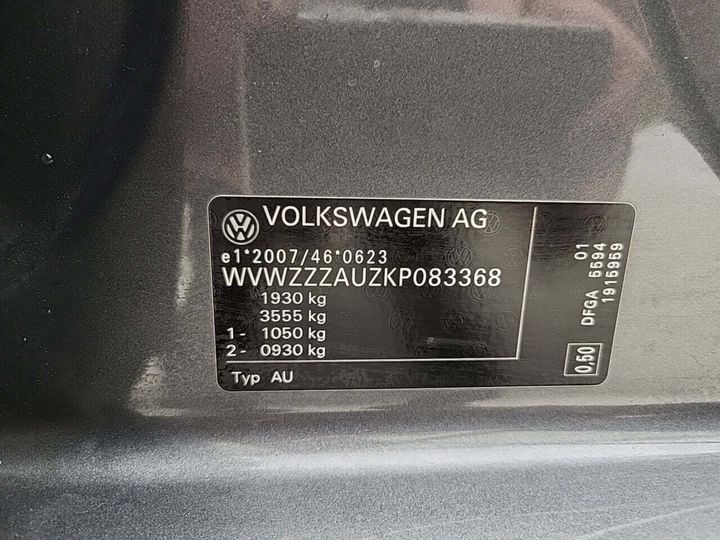 Photo 20 VIN: WVWZZZAUZKP083368 - VOLKSWAGEN GOLF 