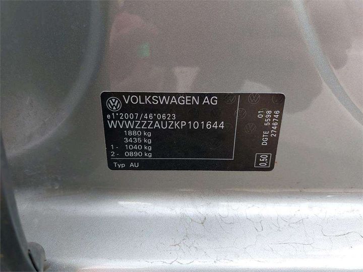 Photo 8 VIN: WVWZZZAUZKP101644 - VOLKSWAGEN GOLF 