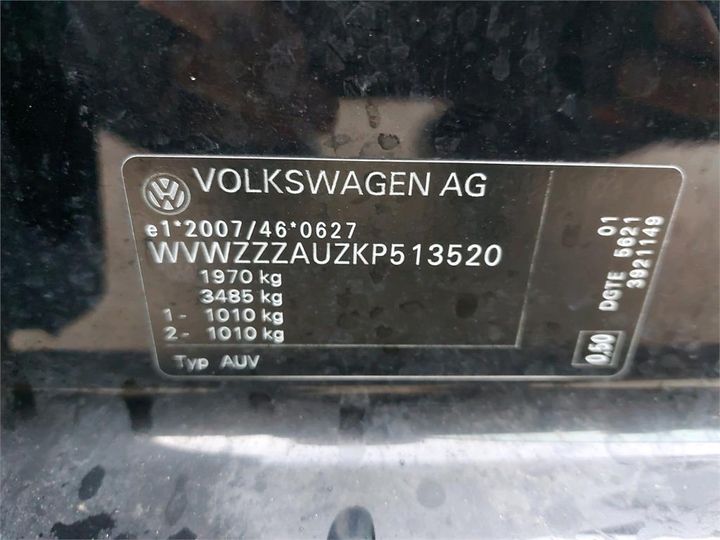 Photo 4 VIN: WVWZZZAUZKP513520 - VOLKSWAGEN GOLF 