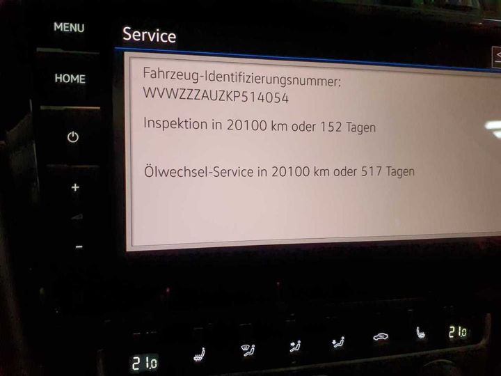 Photo 25 VIN: WVWZZZAUZKP514054 - VW GOLF VARIANT 2.0 TDI 