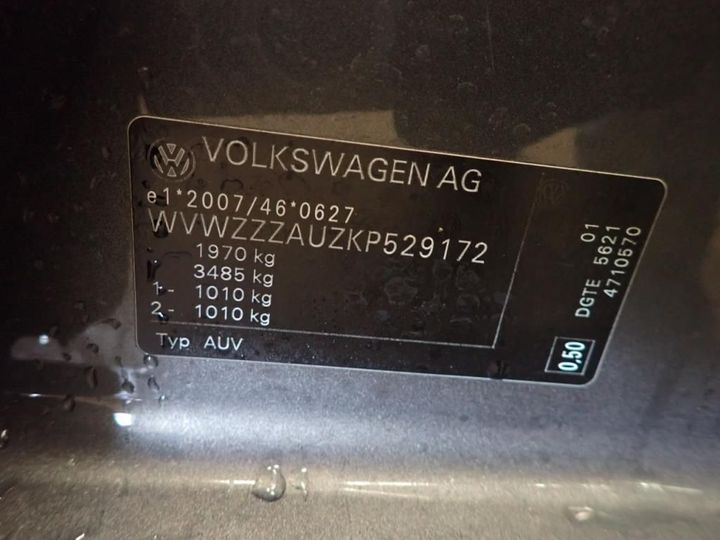 Photo 15 VIN: WVWZZZAUZKP529172 - VOLKSWAGEN GOLF SW BREAK 