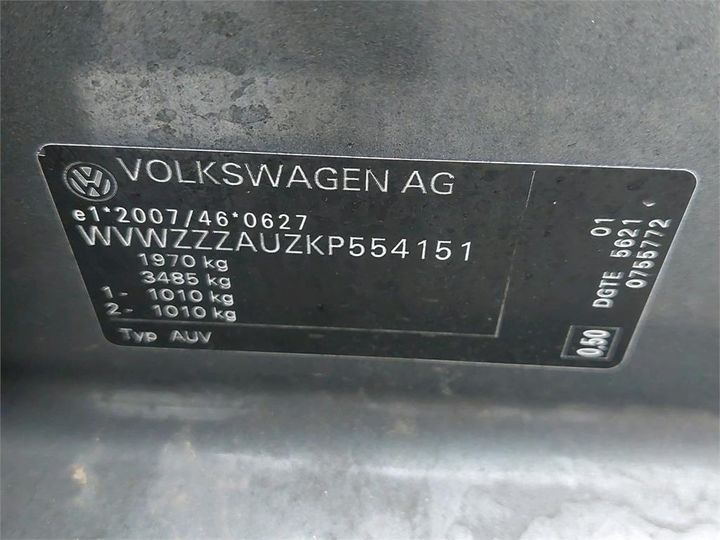 Photo 35 VIN: WVWZZZAUZKP554151 - VOLKSWAGEN GOLF SW 