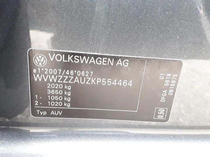 Photo 16 VIN: WVWZZZAUZKP554464 - VOLKSWAGEN GOLF 