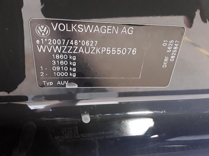 Photo 14 VIN: WVWZZZAUZKP555076 - VOLKSWAGEN GOLF 