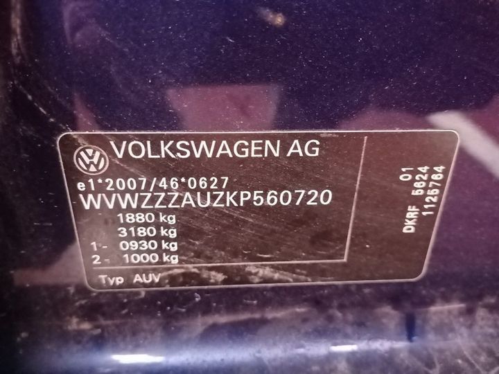 Photo 17 VIN: WVWZZZAUZKP560720 - VOLKSWAGEN GOLF 