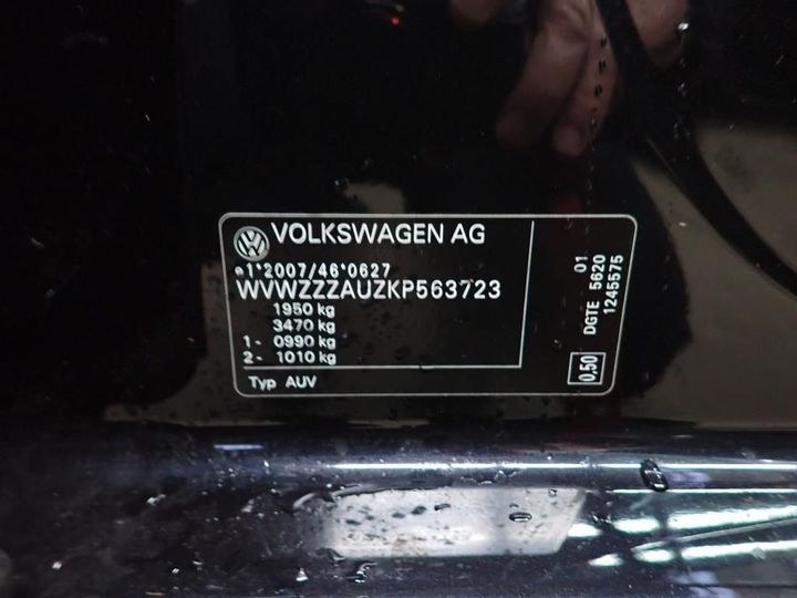 Photo 13 VIN: WVWZZZAUZKP563723 - VOLKSWAGEN GOLF 