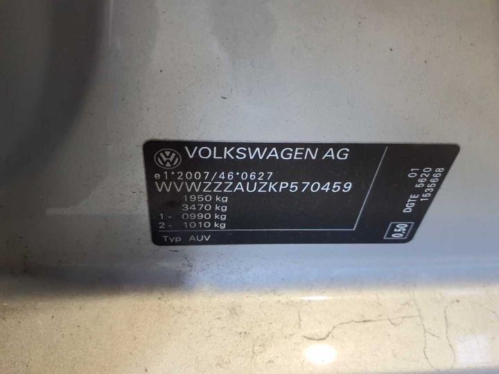 Photo 11 VIN: WVWZZZAUZKP570459 - VW GOLF VARIANT 1.6 TDI 