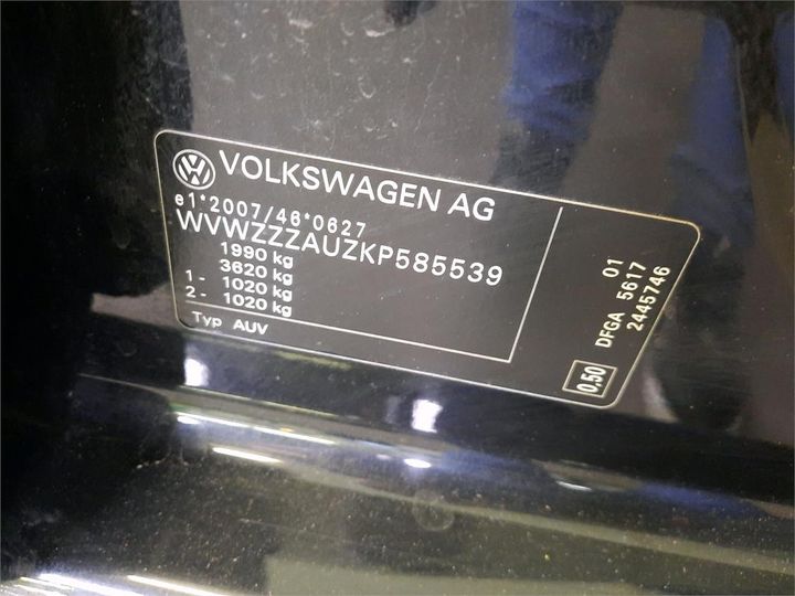 Photo 4 VIN: WVWZZZAUZKP585539 - VOLKSWAGEN GOLF 