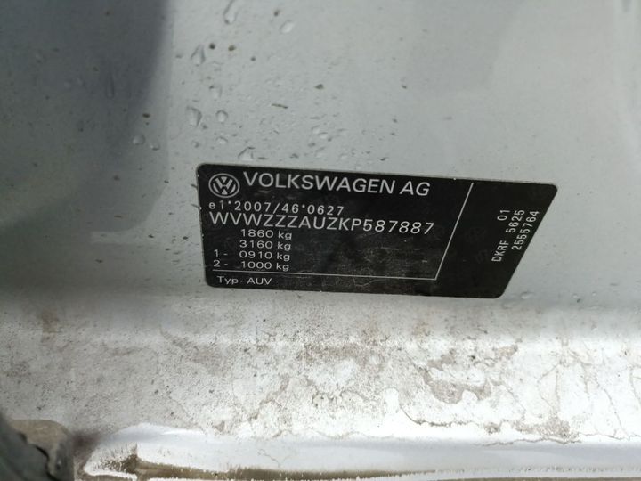 Photo 17 VIN: WVWZZZAUZKP587887 - VOLKSWAGEN GOLF 