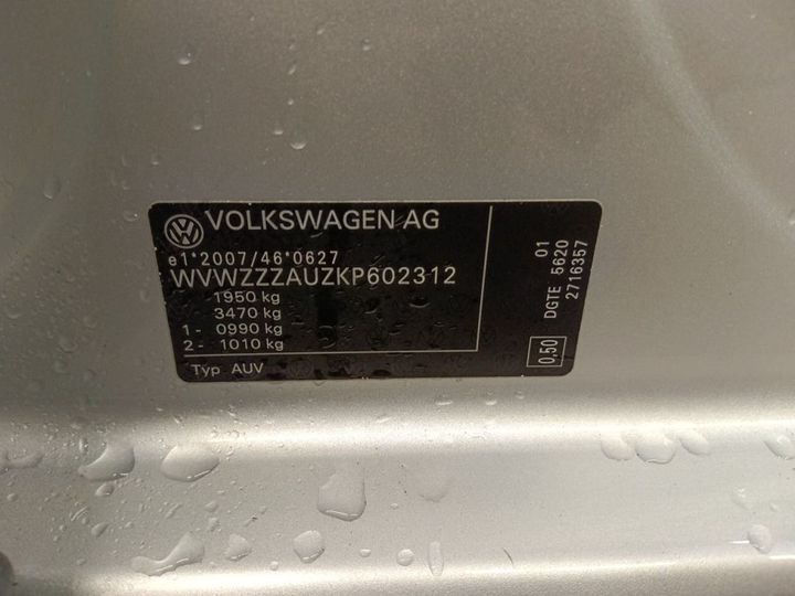 Photo 17 VIN: WVWZZZAUZKP602312 - VOLKSWAGEN GOLF 