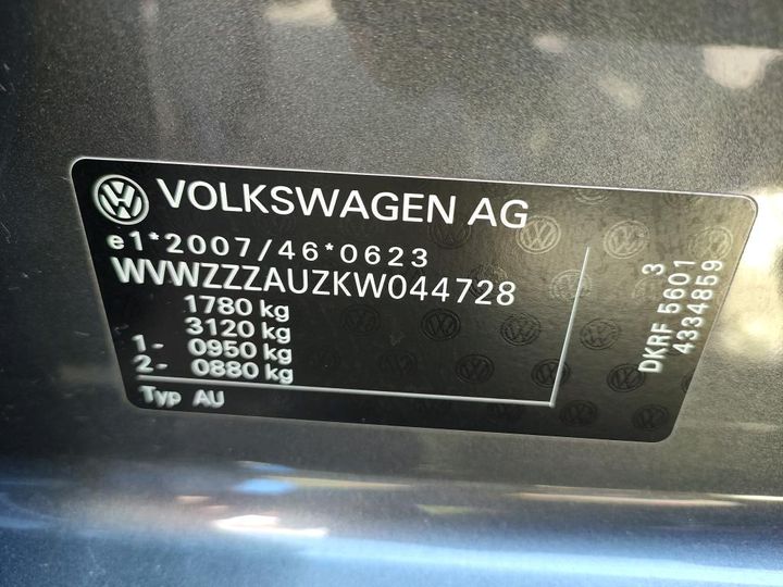 Photo 3 VIN: WVWZZZAUZKW044728 - VOLKSWAGEN GOLF 