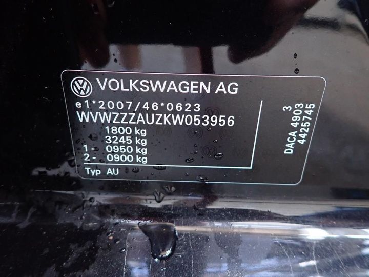 Photo 14 VIN: WVWZZZAUZKW053956 - VOLKSWAGEN GOLF 