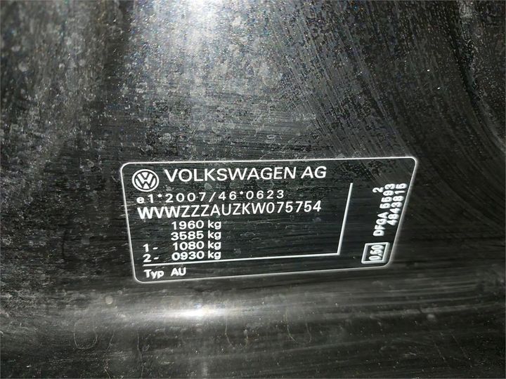 Photo 12 VIN: WVWZZZAUZKW075754 - VOLKSWAGEN GOLF 