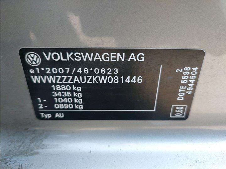 Photo 15 VIN: WVWZZZAUZKW081446 - VOLKSWAGEN GOLF 