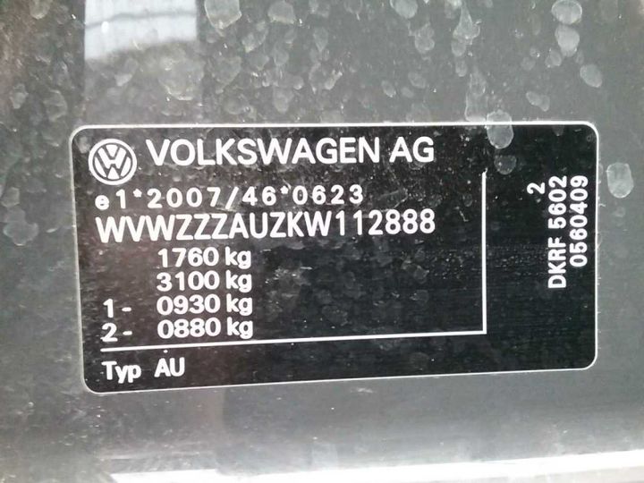 Photo 10 VIN: WVWZZZAUZKW112888 - VOLKSWAGEN GOLF 