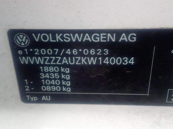 Photo 13 VIN: WVWZZZAUZKW140034 - VOLKSWAGEN GOLF 