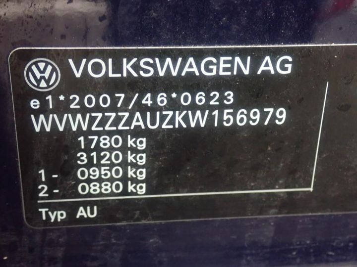 Photo 12 VIN: WVWZZZAUZKW156979 - VOLKSWAGEN GOLF 