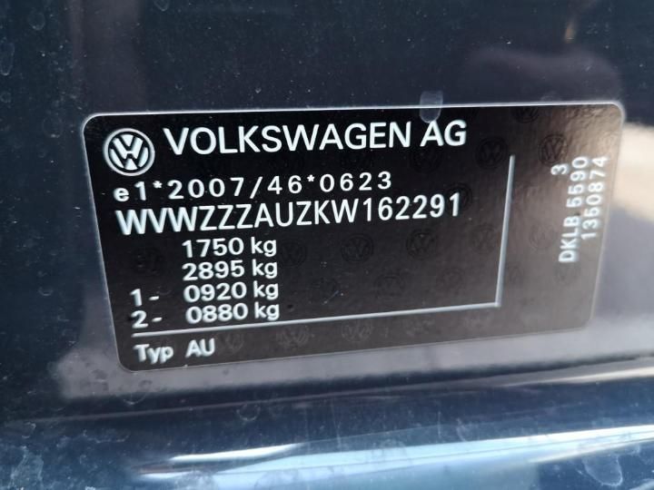 Photo 6 VIN: WVWZZZAUZKW162291 - VOLKSWAGEN GOLF 